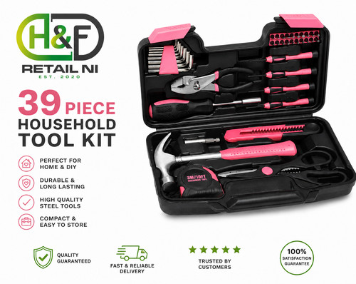 Ladies pink tool box set - tool,