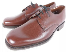 Lotus Tinx Brown Grain Leather Plain Toe Derby Itshide Rubber Sole UK 8.5 NOS 