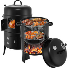 32" Charcoal Smoker BBQ Grill