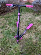 Y FLICKER A3 AIR SERIES PUSH SCOOTER ~ PINK/BLACK ~ FOLDABLE