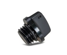 Black CNC Aluminium Oil Filler