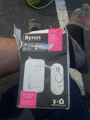 Byron wireless doorbell set - byron,