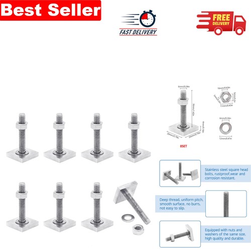 Track bolts set m6 x - m6, 35mm