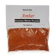 Amber incense resin - resin, 15g