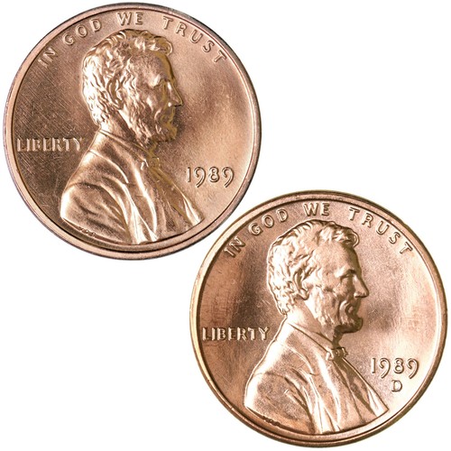1989 lincoln memorial cent - p,