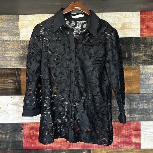 Anne fontaine black lace - black, wrap