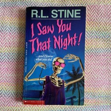 I Saw You That Night aka The Witness by R.L. Stine-Vintage Point Horror US Cover