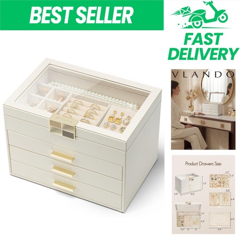 Vlando tier jewellery box - vlando,