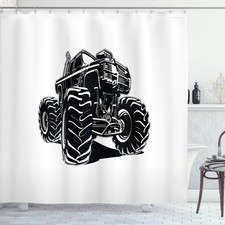 Truck Shower Curtain Modified