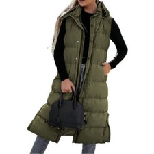 WOMENS LADIES LONG LINE HOODED