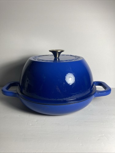 Quart blue enameled high - enameled,