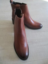 NEW DUNE CHELSEA Ankle Boots - Tan Leather  -  Size UK 6