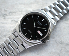 June 1990 Seiko Black Dial
