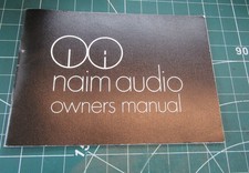 Manual for Naim Audio Vintage Amplifiers/Pre_Amps/ Speakers  NAC 72 NAP 250 