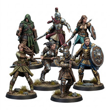 Warrior Knight Miniatures Set