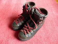 Gronell Vintage Italian Full Leather Women's Trekking Boots Size 38/5