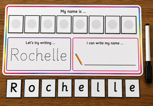 Personalised name writing - personalised,