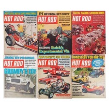 Vintage hot rod magazines 1970 - hot,