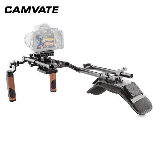 Camvate camera shoulder rig - camera,