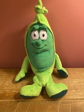 Goodness Gang Peter The Pea Pod Soft Toy 12” Plush Co-Op VGC