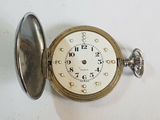 Beautiful Vintage 17 Jewels Swiss Made Braille Mechanical Pocket Watch