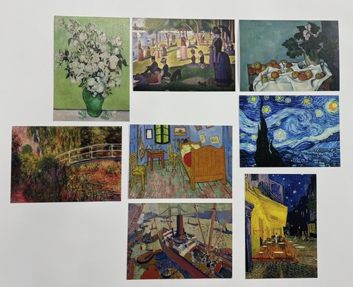 Famous artists postcard - artists,