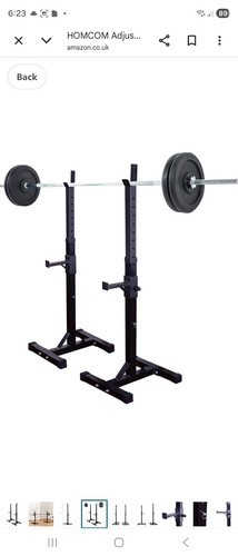 Homcom power rack weight stand - power,