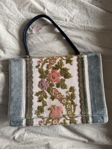 Vintage 50s french - french, floral