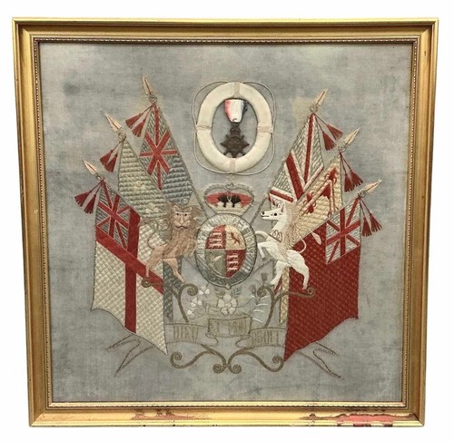 British naval wwi silk - wwi,
