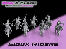 7 x Wild West Sioux Warrior