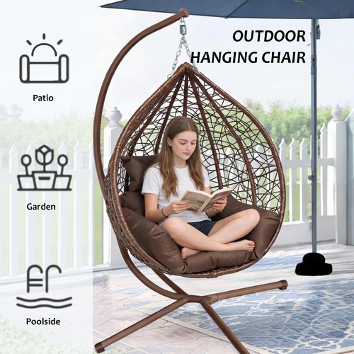 Rattan egg hanging chair - egg,