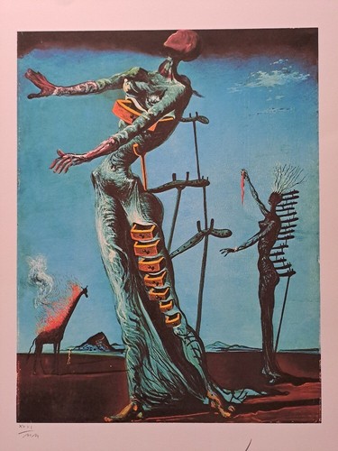 Salvador dali signed - dali,