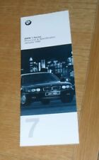 BMW 7 Series Price Guide E38 1998 - 728i 735i 740i 750i 740iL 750iL