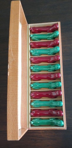 French poodle knife rest with - poodle,