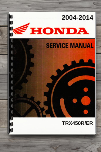 Honda trx450r trx450er service - trx450r,
