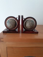 SMALL WOOD WORLD GLOBE BOOK