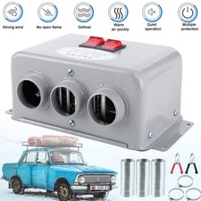 12V 800W Electric Car Heater Heating Fan Defogger Defroster Demister 3 Holes
