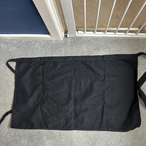 Black half waist - waist, apron