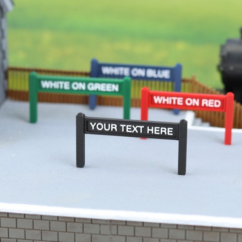 Gauge station sign model - station,