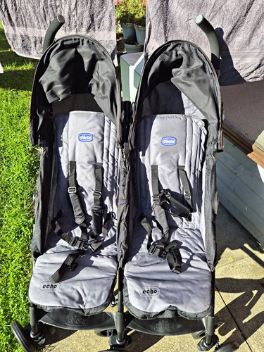 Chicco echo double pushchair - double,