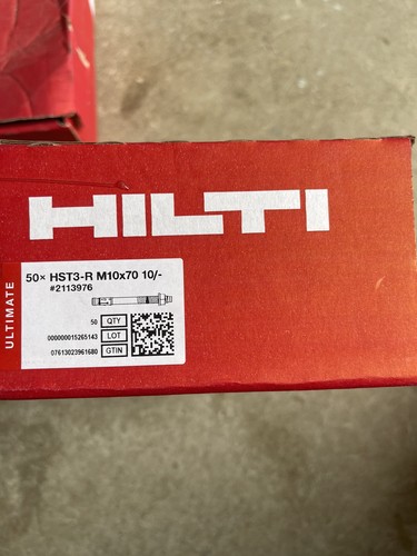 Hilti anchor bolts hst3 - anchor,