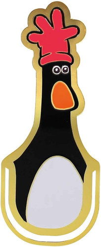 Feathers mcgraw metal bookmark - feathers,