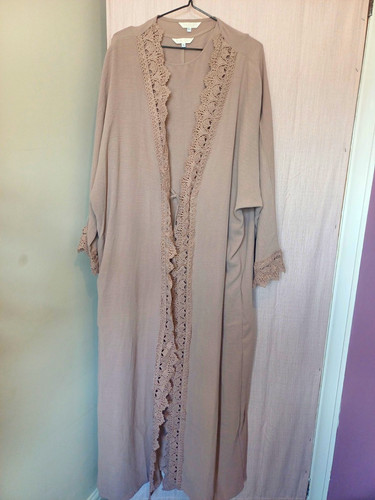 Fumidar beige abaya - beige,