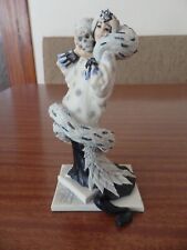 ENCHANTICA TUATARA WINTER WHITE WITCH JEWELED FIGURINE COLLECTABLE FANTASY
