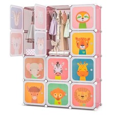 Portable Kids Wardrobe 12-Cube