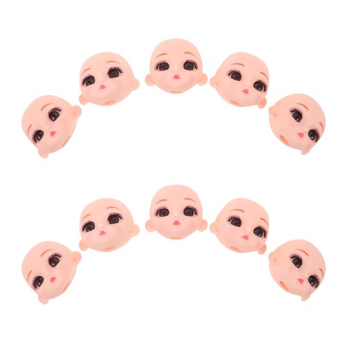 10pcs vinyl doll - heads, for