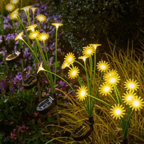 Simulation flower solar daisy - solar,