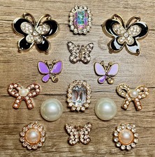 14pc Purple Butterfly Pearl