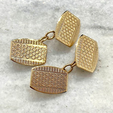 Vintage Cufflinks 9 ct Gold