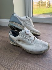 Ecco Women’s Boa White  waterproof leather  Golf Shoes UK 6 